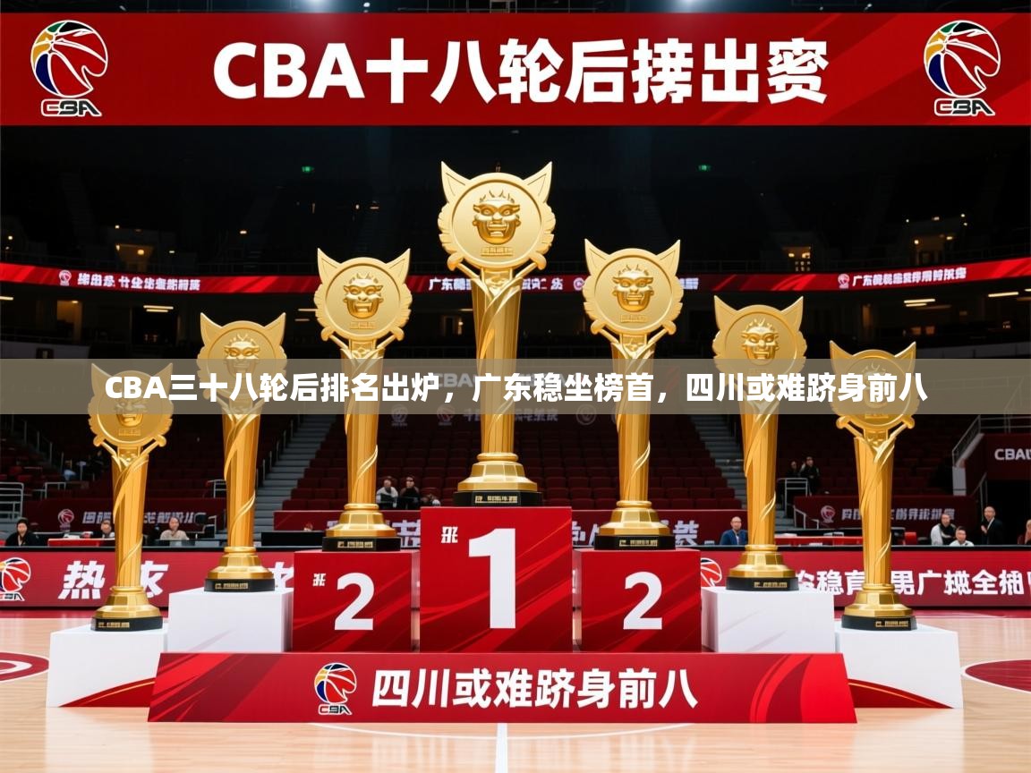 2025米兰体育app官网登录CBA三十八轮后排名出炉，广东稳坐榜首，四川或难跻身前八